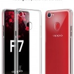 เคส OPPO F7 #เคสฝาหลังใส Anti-drop TPU Case + Screen Protector ฟิล์มกันรอย