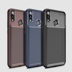 Case Huawei Y9 (2019) #เคสฝาหลังนิ่ม Carbon Fiber Anti-drop TPU Protection