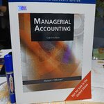 Managerial Accounting , Hansen / Mowen 8th edition MANAGERIAL ACCOUNTING (ISE) Ramkhamhaeng university edition
