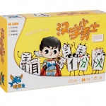 บัตรเกมกระดานคำศัพท์ภาษาจีนสำหรับนักเรียน 汉字小勇士桌游宝宝儿童识字卡片游戏 Chinese Characters Little Warrior Board Game Children Literacy Card Game