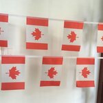 ธงชาติแคนาดา (ธงราวแคนาดา) Canada Flag Small Flag Decoration ธงชาติประเทศแคนาดา สำหรับประดับตกแต่งในงาน ตกแต่งสถานที่ ราคาถูก