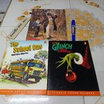 ขายรวม 3 เล่ม / หนังสือนอกเวลาภาษาอังกฤษ เล่มใหญ่ / Beethoven Lives Upstairs , The School Bus, Dr Seuss's How The Grinch Stole Christmas
