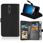 เคส Huawei nova 2i #เคสฝาพับหนัง PU ใส่การ์ดได้ถึง 9 ช่อง Magnetic Wallet Stand Leather Case with 9 Card Slots