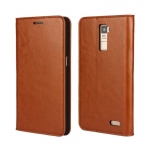 Case Oppo R7 Plus#เคสฝาพับหนังแท้แบบกระเป๋าสตางค์คุณภาพดี Crazy Horse Genuine Leather Cover