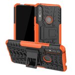 เคส Huawei Y9 Prime 2019 #เคสฝาหลังกันลื่น Cool Tyre Pattern Kickstand (PC + TPU)