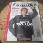นิตยสาร Esquire ปก Keith Richards ฉบับภาษาอังกฤษ