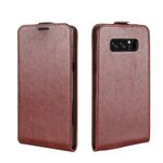 Case Samsung Galaxy Note 8 #เคสฝาพับหนัง PU Crazy Horse แนวตั้ง พร้อมช่องเสียบการ์ด