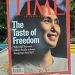 นิตยสาร TIME - NEWSWEEK ปก อองซาน ซูจี The taste of Freedom , July 24,1995 #timemagazine