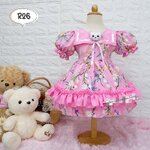 เดรสเด็กหญิง วินเทจแต่งน้องหมี