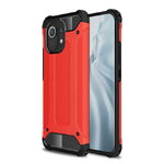 เคส Xiaomi Mi 11 Lite #เคสฝาหลังเกราะป้องกัน ไฮบริด พลาสติก+TPU Heavy Duty Rugged Hybrid