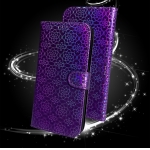 Case Samsung Galaxy A33 5G#เคสฝาพับแบบกระเป๋าสตางค์หนัง PU ผิวเลื่อมลายดอกไม้ Flower Pattern Leather Wallet