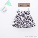 กระโปรงเด็ก 8 ถึง 10 ขวบ ลายดอกม่วง