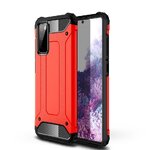 เคส Samsung Galaxy S20+ #เคสฝาหลังเกราะป้องกัน ไฮบริด พลาสติก+TPU Heavy Duty Rugged Hybrid