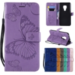 Case Huawei Mate 20 #เคสฝาพับหนัง PU Imprint Butterflies Pattern ลายน่ารักๆ