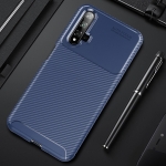 เคส Huawei Nova 5T #เคสฝาหลังนิ่ม Carbon Fiber Anti-drop TPU Protection