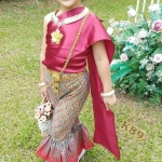 ชุดไทยเด็กหญิง สไบกับขาม้าสุดเก๋