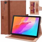 Case Huawei MatePad T10s 10.1" #เคสฝาพับหนัง PU มีที่สวมนิ้ว Card Holder Stand PU Leather Smart Case