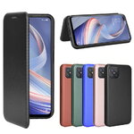 เคส OPPO Reno 4 Z 5G#เคสฝาพับลายคาร์บอนไฟเบอร์มีช่องใส่การ์ด Carbon Fiber Wallet Card Slot Magnet Stand Phone Cover