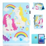 เคส Samsung Galaxy Tab S6 T860 T865 #เคสฝาพับหนัง PU พิมพ์ลาย Pattern Printing PU Leather Flip