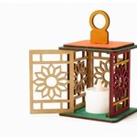 ตะเกียงสำหรับตกแต่งแบบเกาหลี ลายดอกบัว 한국 장식 등불 Korean Decorative Lantern ไว้ตั้งโชว์ ประดับห้องนอน ห้องทำงาน ห้องรับแขก (แบบที่ 1)