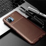 Case Xiaomi Mi 11 Lite #เคสฝาหลังนิ่ม Carbon Fiber Anti-drop TPU Protection