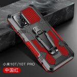 Case Xiaomi Mi 10T #เคสฝาหลังกันกระแทกมีคลิบหนีบ ไฮบริด พลาสติก+TPU Heavy Duty Rugged Hybrid