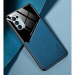 เคส OPPO A92 /OPPO A52 #เคสฝาหลังไฮบริด PU +TPU + glass สีทูโทน Shockproof Leather Mirror Glass Silicone Phone Back Cover - พร้อมส่ง