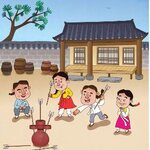 สื่อการสอนเกมพื้นบ้านเกาหลีโยนลูกธนูTuhotong 민속전통놀이투호통 투호놀이 양궁 화살