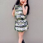 Set เสื้อกับกระโปรงเด็กหญิง สุดเท่ห์