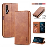 Case Huawei Nova 5T #เคสฝาพับ AZNS สไตล์ย้อนหนัง PU มีช่องเสียบการ์ด เคสคุณภาพดีราคาถูก