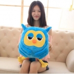 หมอนตุ๊กตาผ้าห่มนกฮูก