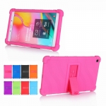 Case Samsung Galaxy Tab A 8.0 2019 SM-T290 T295 T297 #เคสฝาหลังซิลิโคนนิ่มมีขาตั้ง Soft Silicone Case Back Cover with Stand