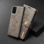 Case Samsung Galaxy S10 Lite #เคสฝาพับสไตล์กระเป๋าสตางค์แบบแยกส่วน DG.MING Detachable 2-in-1 Wallet Split Leather