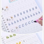 สมุดฝึกเขียนภาษาอังกฤษพร้อมปากกาหมึกล่องหน