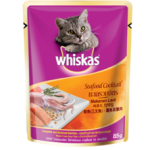 Whiskas(วิสกัส) เปียกซองรสทะเลรวมมิตร 85g