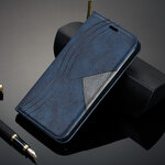 Case Huawei P40 Pro #เคสฝาพับหนัง PU มีช่องเสียบ ID บัตรอื่นๆในตัว Geometric Pattern Leather Card Holder Protective