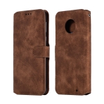 เคส Moto G6 Plus #เคสฝาพับแบบกระเป๋าสตางค์ Premium Vintage PU Leather Wallet