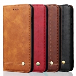 Case Vivo Y17 #เคสฝาพับหนัง PU Crazy Horse Texture Retro Leather Auto-absorbed Wallet คุณภาพดี