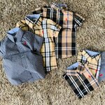 เสื้อเชิ้ตเด็กชายแขนสั้น