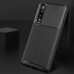 เคส Huawei P30 #เคสฝาหลังนิ่ม Carbon Fiber Drop Resistant TPU