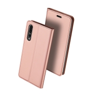 Case Huawei P20 Pro #เคสฝาพับ DUX DUCIS Skin Pro Series คุณภาพดี สีโรสโกลด์