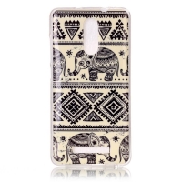 ลาย Elephant and Geometric Pattern