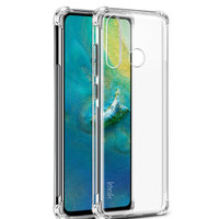 Case Huawei P30 Lite #เคสฝาหลังTPU นิ่ม IMAK Silky Anti-drop Case + ฟิล์มป้องกันหน้าจอ Transparent โปร่งใส