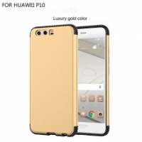 เคส Huawei P10 5.1นิ้ว #เคสฝาหลังCarbon Fiberสีทอง