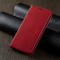 Case Samsung Galaxy Note 9 #เคสแบบฝาพับ FORWENW Leather Wallet Case สีแดง