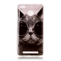 ลาย Adorable Cat Wearing Glasses