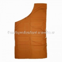 เสื้ออังสะ เนื้อผ้ามัสลิน สีพระราชทาน เกรด A ขนาด M
