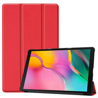Case Xiaomi Pad 5 #เคสฝาพับหนัง PU แบบ 3 พับ Tri-fold Stand Leather Smart Tablet สีแดง