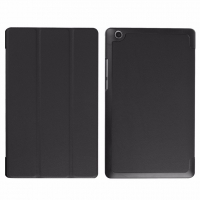 เคส Lenovo Tab3 8.นิ้ว #เคสแบบ 3 พับสีสันสดใสพับวางตั้งได้สีสันสวยงามราคาถูก สีดำ