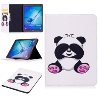 เคส Samsung Galaxy Tab S2 9.7 T810 T815 #เคสฝาพับแบบกระเป๋าสตางค์หนัง PU ปิดแม่เหล็กพับตั้งได้ลายน่ารักๆ ลาย Cute Panda
